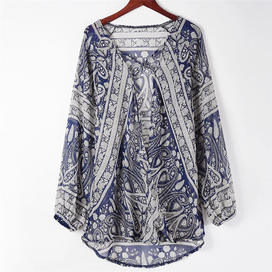 Блузки женские 2019 с длинным рукавом плюс размер Сексуальная V Шея женская блузка