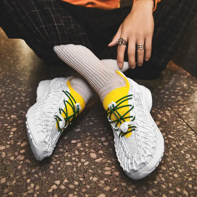 

Shoes Men's Sports Street Men Sneakers Height Increases Sport Shoes Hot Style Running Shoes Men Rubber Hard-Wearing Tennis Gym