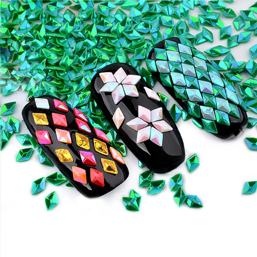 3d наклейки для ногтей 12 коробок яркие блестки ногтевого дизайна | Красота и