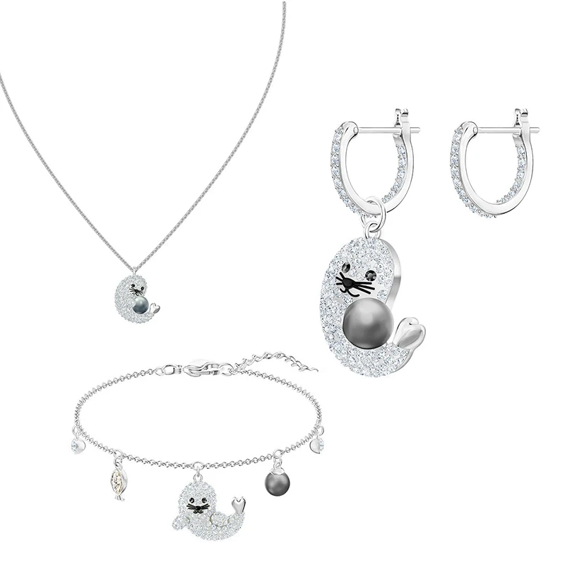 

swa Fashion Ladies Jewelry Exquisite Seal Jewelry Fashion Jewelry Accessories Set Party Jewelry Girls Gifts