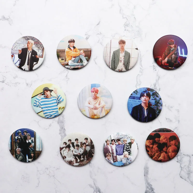 7 шт./компл. Kpop Bangtan boys pins love yourself альбом со слезами набор брошей значок аксессуары