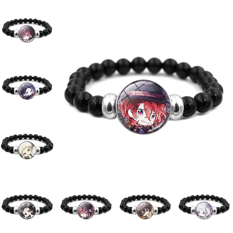 Хаоса аниме Браслет для собак дазай Осаму накахара чуя Накаджима Ацуши Стекло