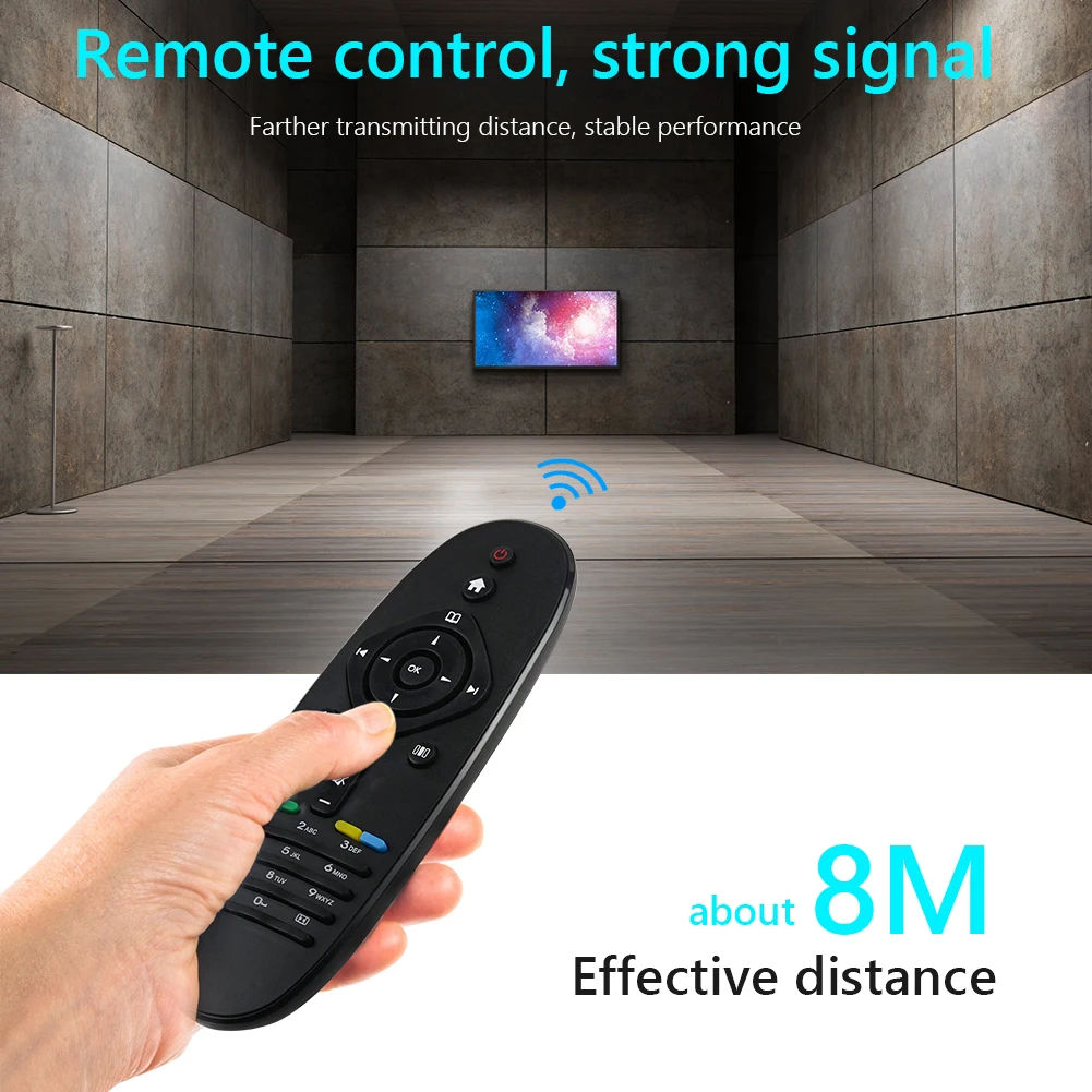 Пульт дистанционного управления подходит для Philips TV Universal Smart LCD LED HD 3D RM L1030 пульт