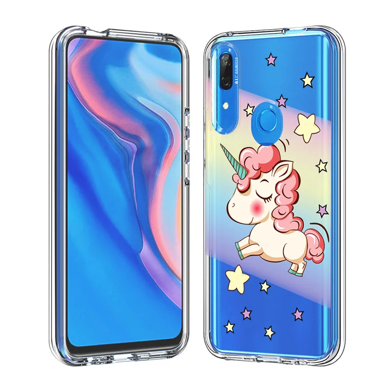 Unicorn Armor Case For Huawei P Smart Plus 2019 Z Pro Clear TPU Bumper Cover P20 lite Shockproof | Мобильные телефоны и