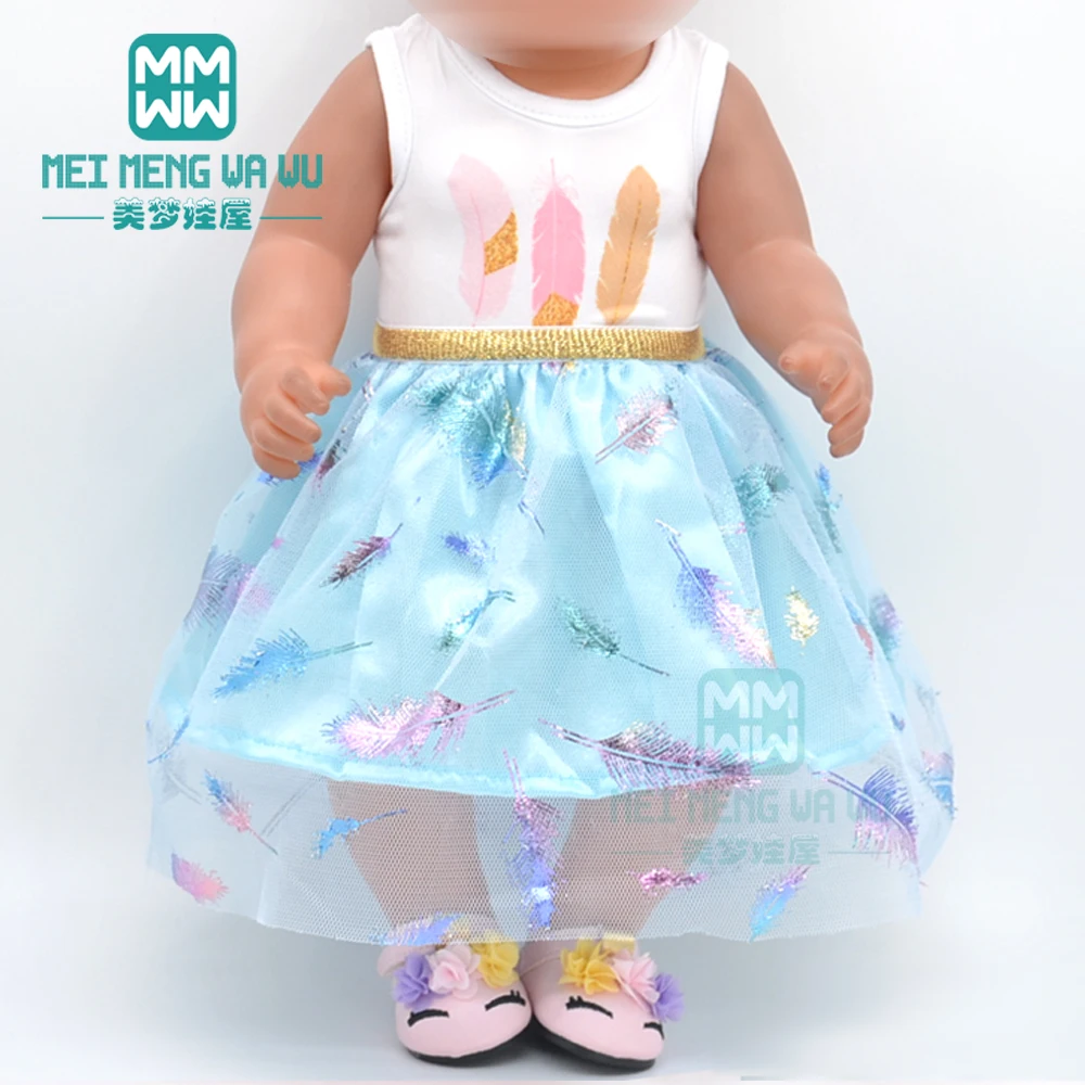 Одежда для кукол for43cm игрушка новорожденных куклы аксессуары футболка юбка с