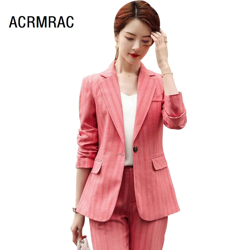 

Women suits autumn winter blazers pants Office Lady Formal Work clothes women pants suits woman set suits 1815