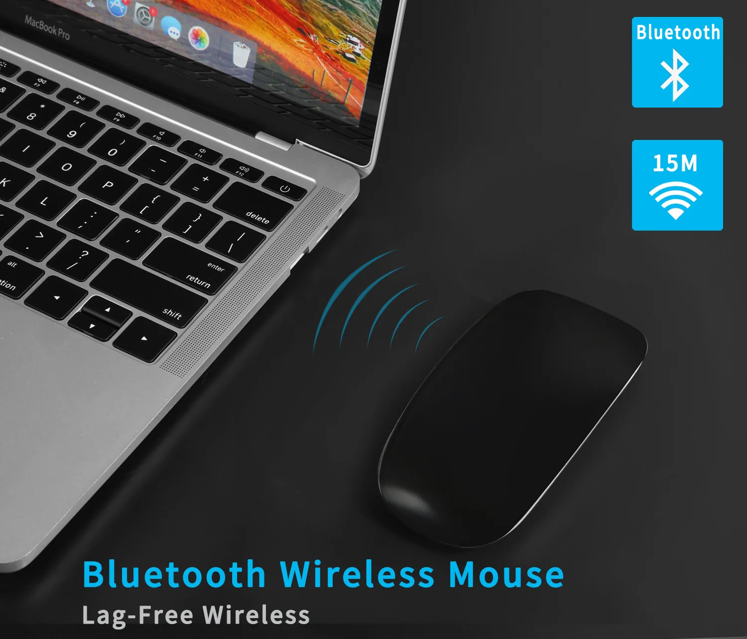 Трансграничной завод Touch Bluetooth Mouse MacBook Air/Pro Беспроводной ультра-тонкий сенсорная