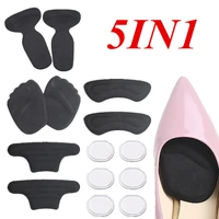 5 pairsset anti slip shoes pads reusable forefoot foot grips insoles high heel cushion inserts pad