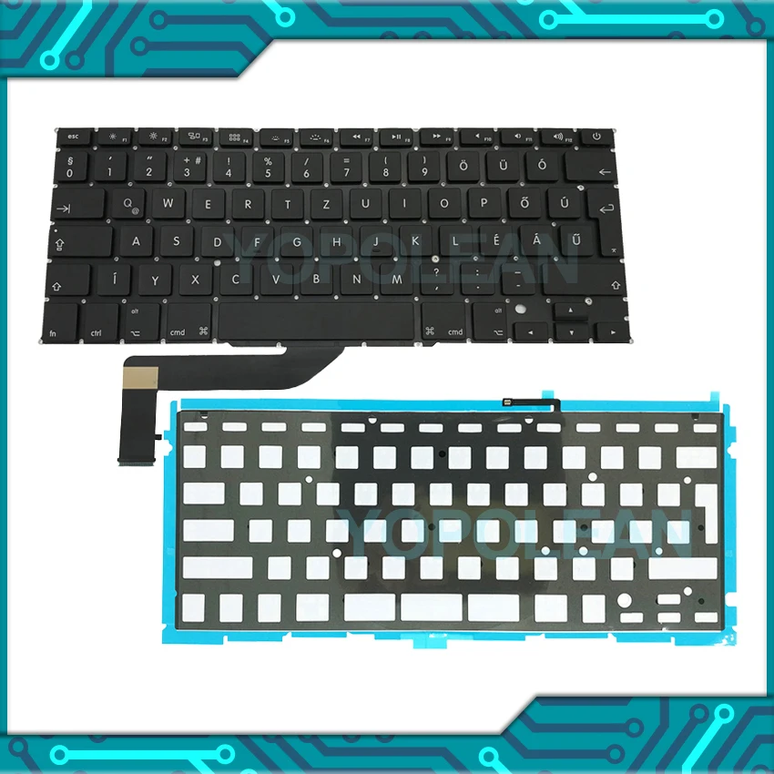 5 шт./лот новая клавиатура A1398 Венгрия с подсветкой для MacBook Pro Retina 15 дюймов 2012 2013 2014