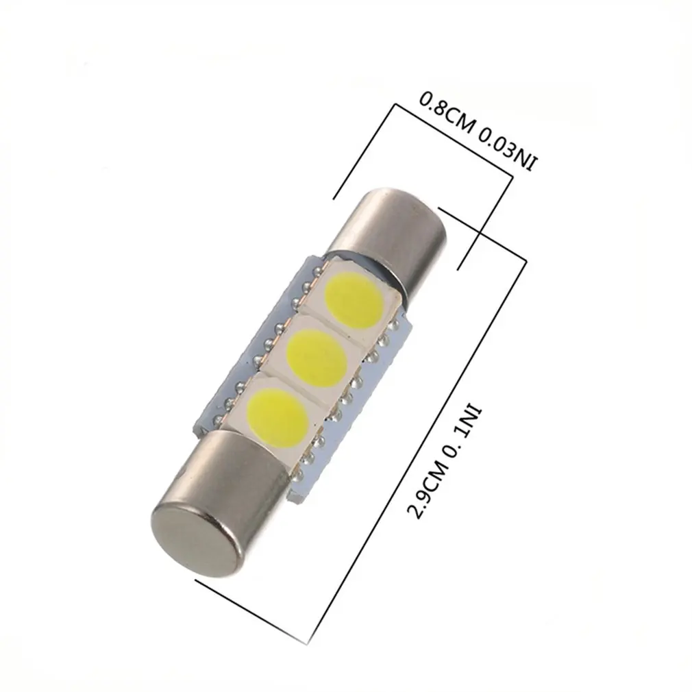 

Car Led Reading Light Flat Head Double Point Makeup Mirror Light Roof Light Drop Shipping