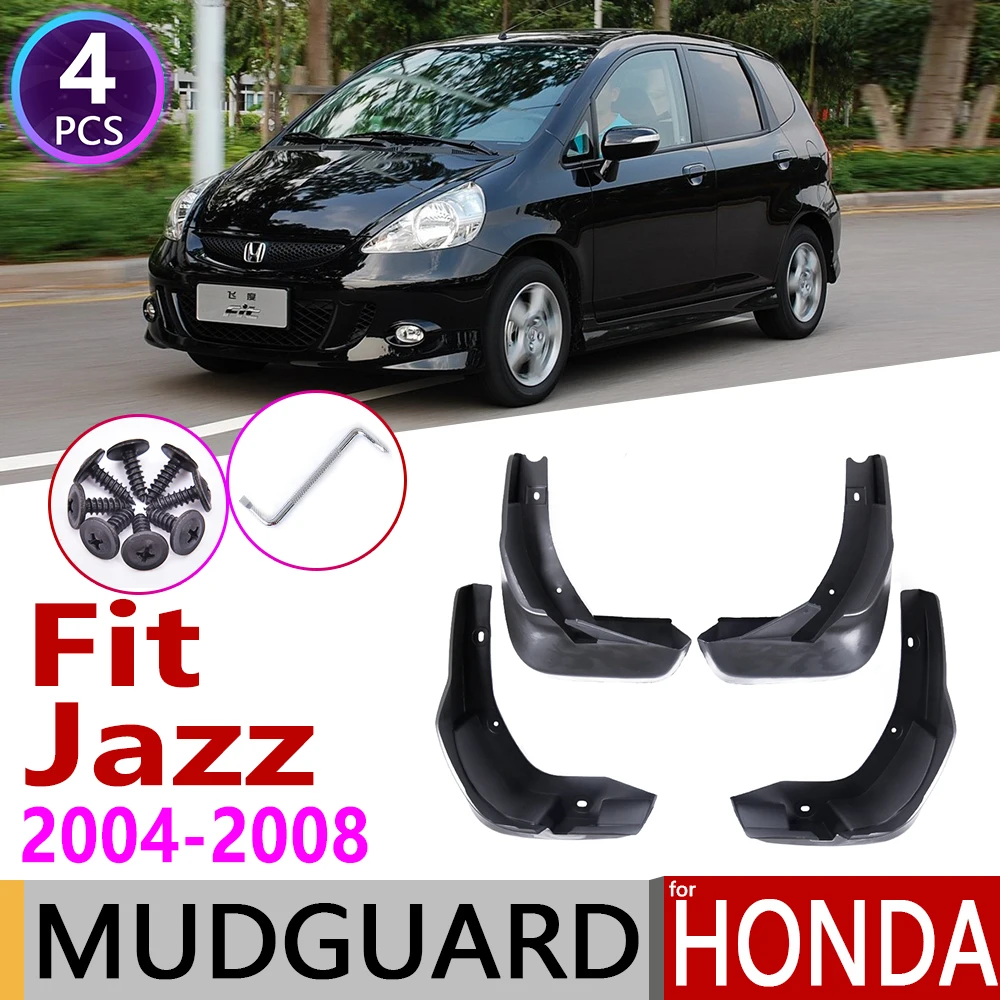 Автомобильный брызговик для Honda Fit Jazz Хэтчбек люк 2004 ~ 2008 Fender Всплеск закрылки