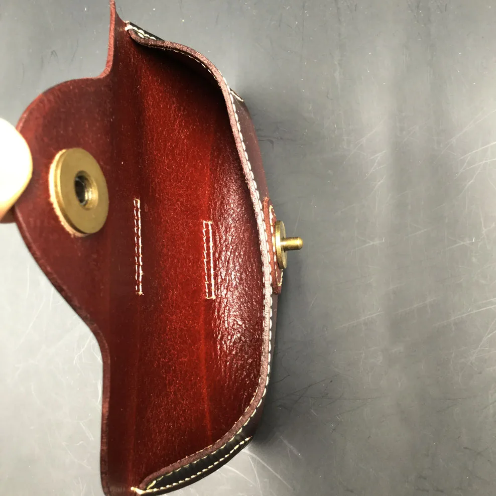 Винтажная коробка для очков ручной работы жесткая роскошная сумка из