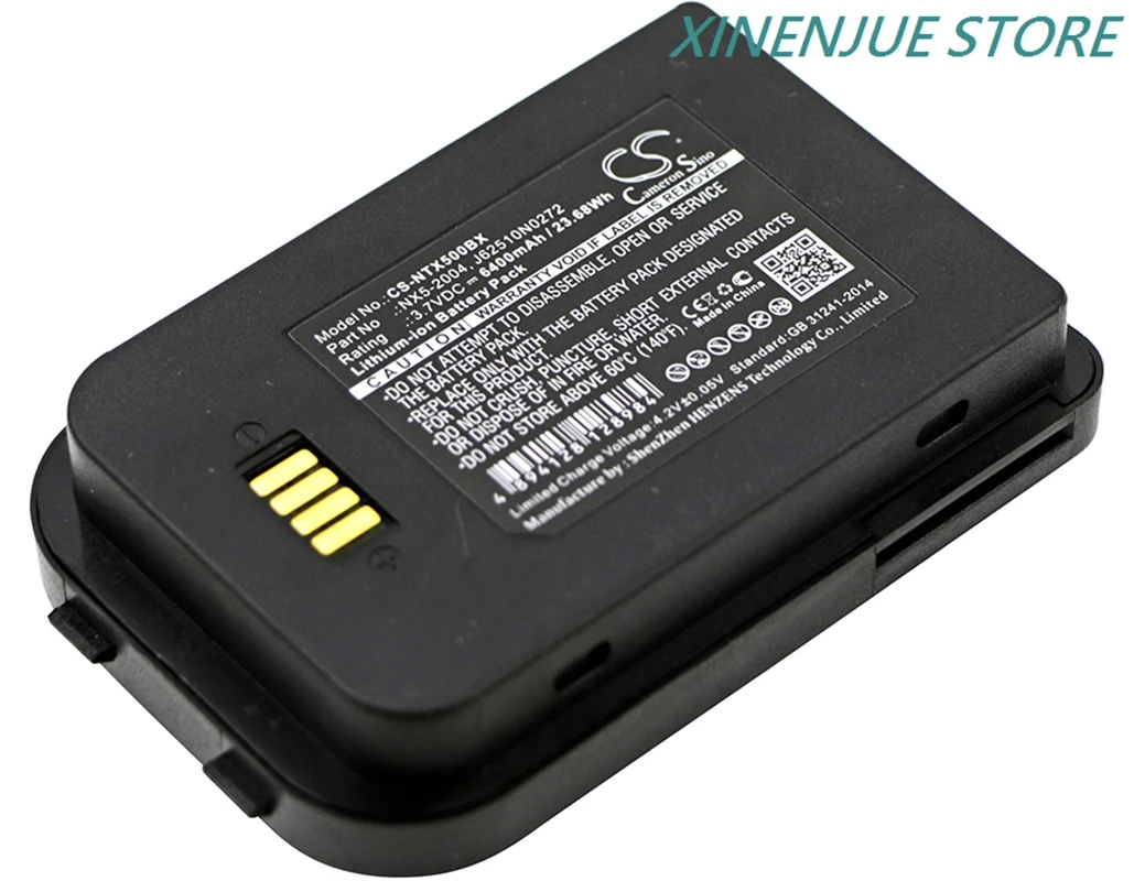 Штрих-код аккумулятор сканера 3 7 V/5200mAh/6400mAh NX5-2004 J62510N0272 для Bluebird Pidion Handheld Nautiz X5