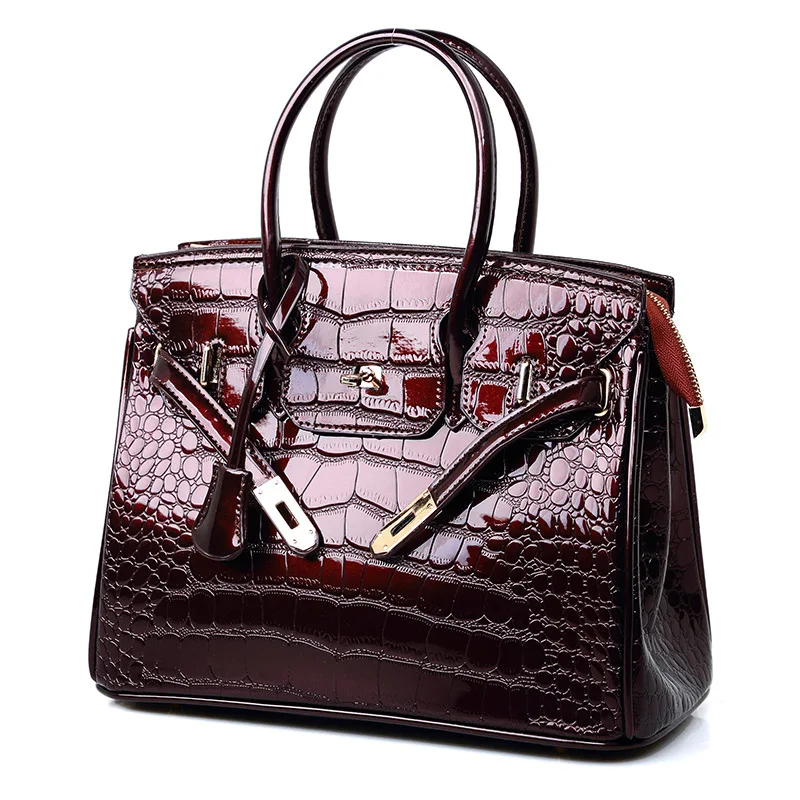 

High Quality Leather Women's Shoulder Bag 2021 New Embossed Platinum Luxury Fashion Handbag Designer Satchel Lovely