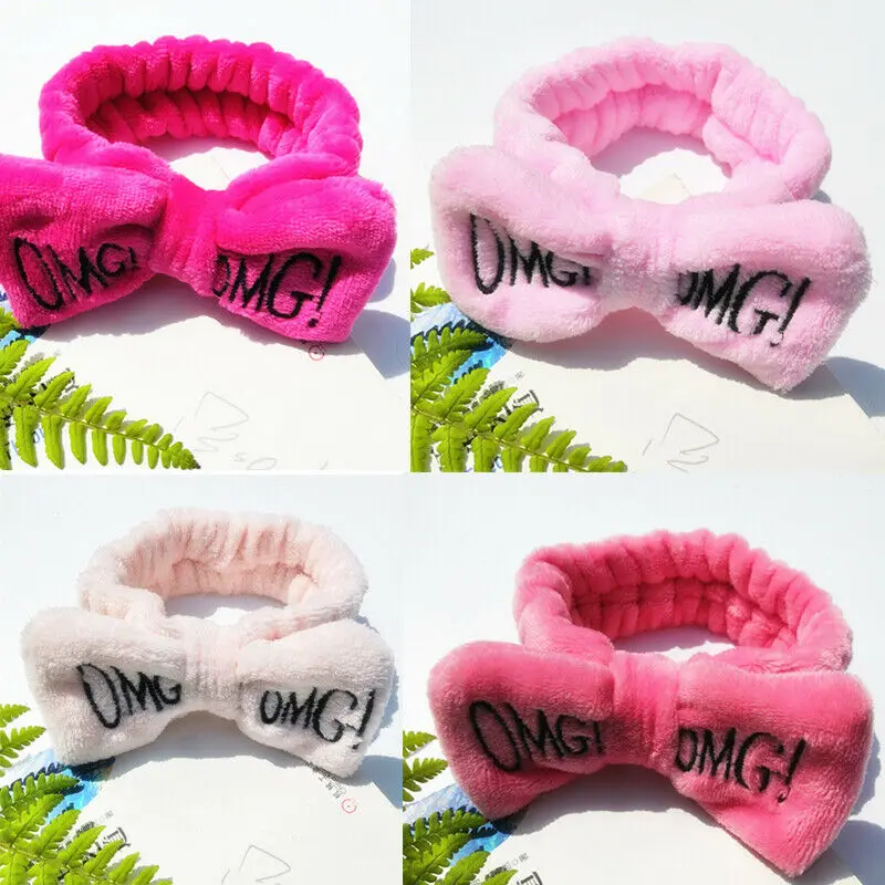 Женское полотенце повязка для волос широкая на голову спа ванны душа йоги спорт