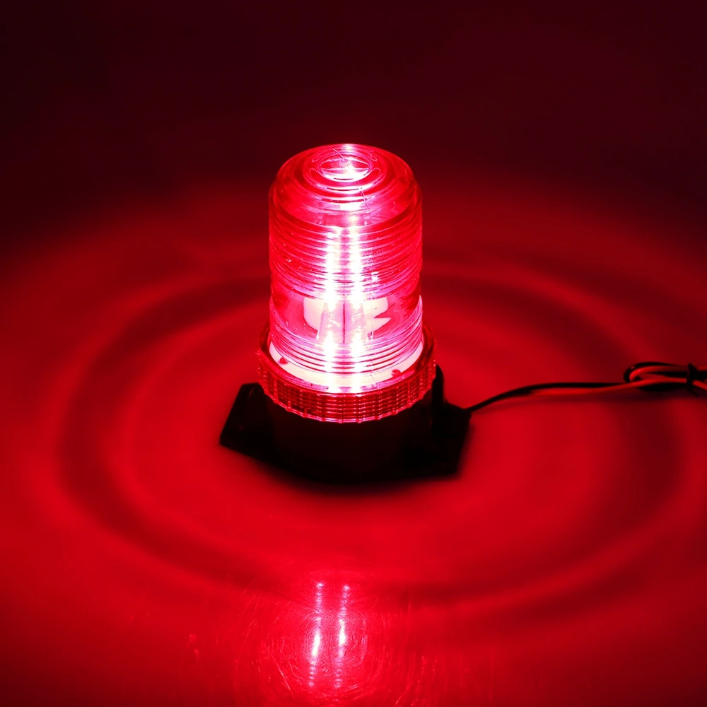 

New Warning Beacon Light LED Amber Emergency Signal Light For School Bus 12-36V Safety Strobe Flashing Lamp Indicator Light