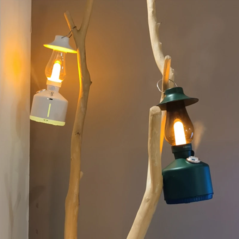 

Увлажнитель воздуха в виде керосиновой лампы с цветсветильник светом