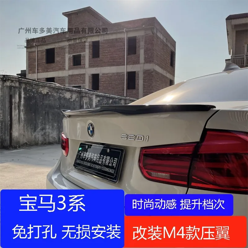 

Suitable for BMW F30 M4 style high quality Rear Roof Spoiler Wing Trunk Lip Boot Cover Car Styling