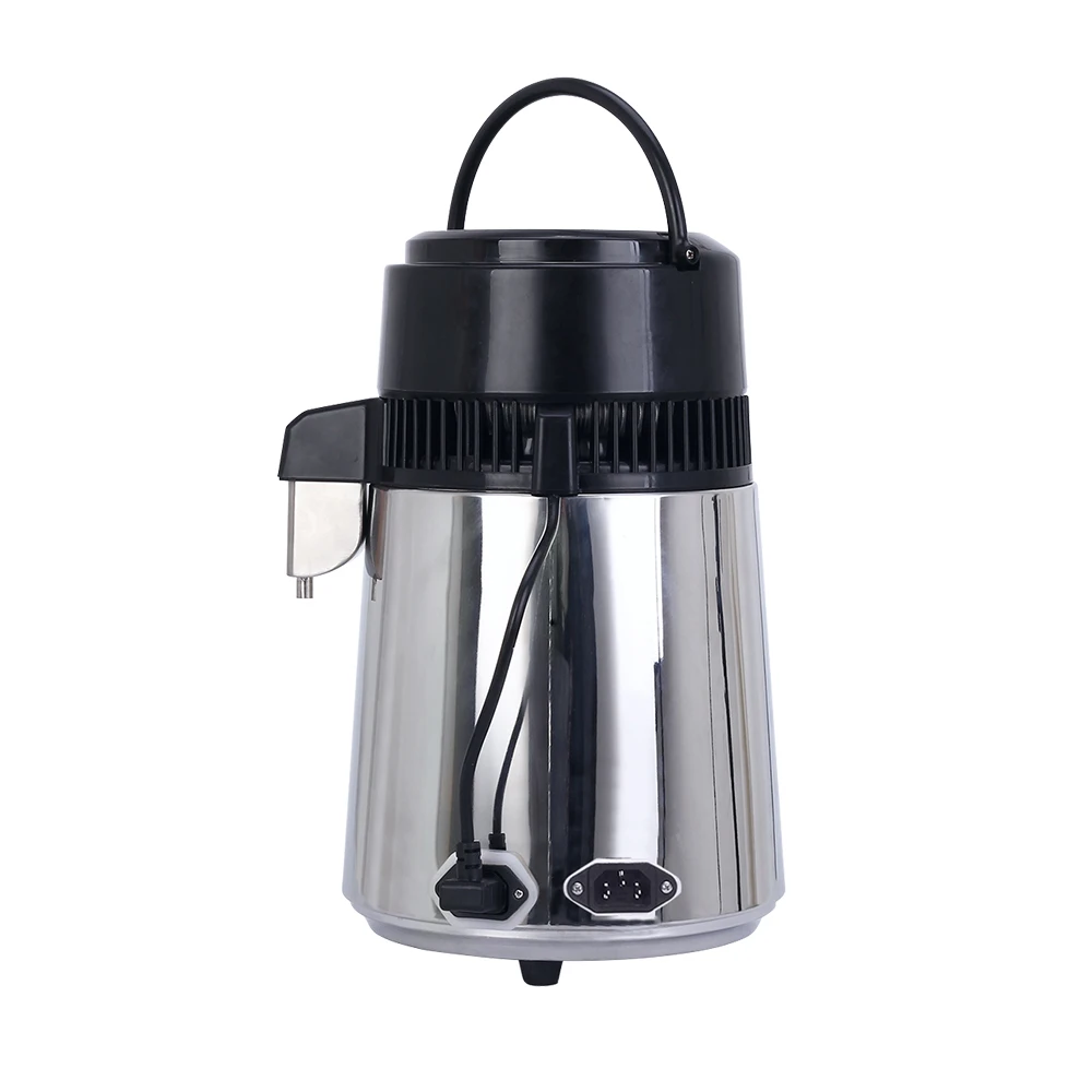 Дистиллятор для очистки воды фильтр нержавеющая сталь стекло углеродный 4