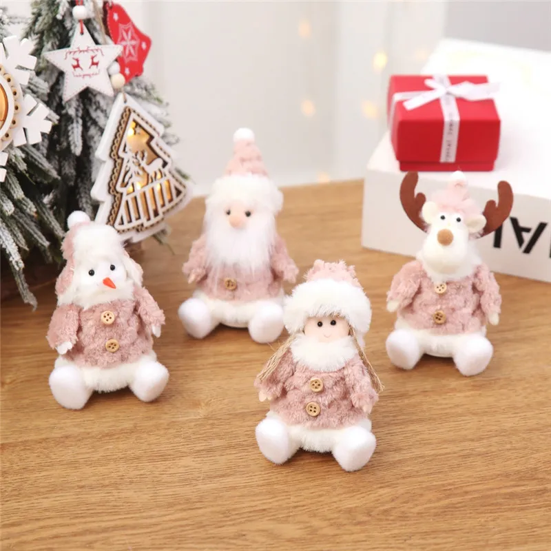 1/3/4 шт. Ангел Санта Клаус кулон Орнамент Рождественские куклы Рождественская