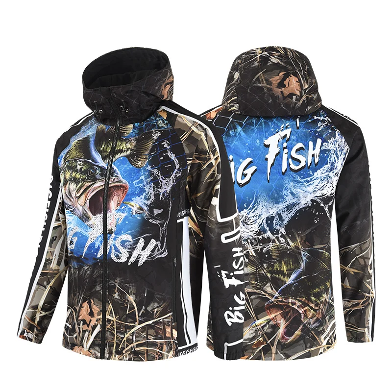 

2020 Big Size Waterproof Fishing Jacket Windproof Warm Coat Winter Fishing Hoodie for Hiking, Skiing Men Clothing