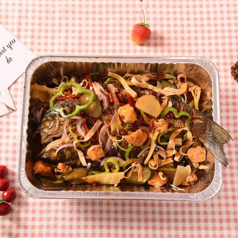 10 шт. Олова Фольга противень для выпечки одноразовые приспособления барбекю Еда