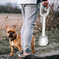pet dog travel pooper scooper with waste bag dispenser dog cat poop scoop clean picker outdoor pet cleaning tools