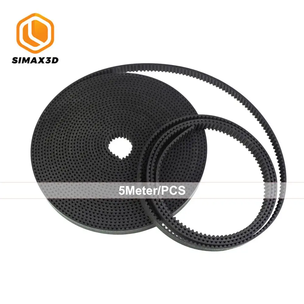 Пояс для 3D принтера SIMAX3D hotend GT2 6 мм 5 метров запасные части аксессуары ремень ГРМ