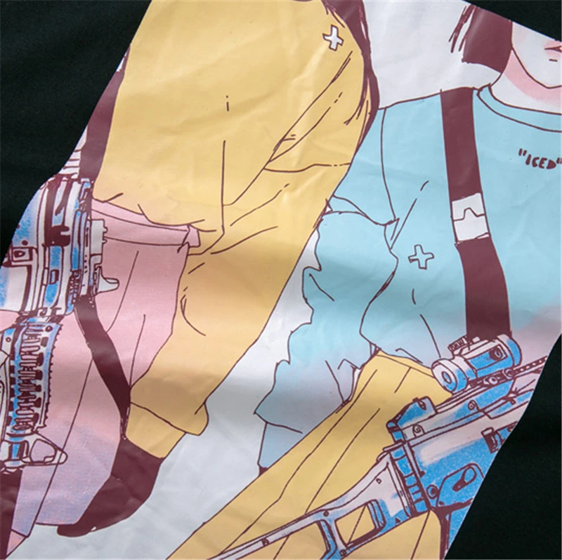 

2021 Streetwear T-shirt Hip Hop Graffiti Letter Printed T shirt Short Sleeve Harajuku Cotton Casual Loose Tops Tees Shirts WY510