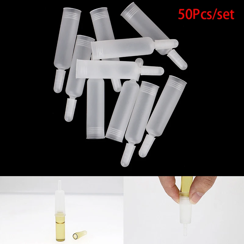 

50Pcs 2ml Emery Glass Bottle Silicone Dropper Vial Opener Drippers New Arrival
