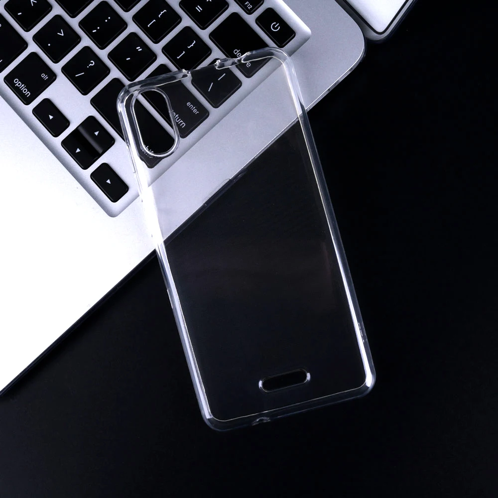 Чехол Wiko Y50 мягкий ТПУ матовый чехол для телефона черный пылезащитный