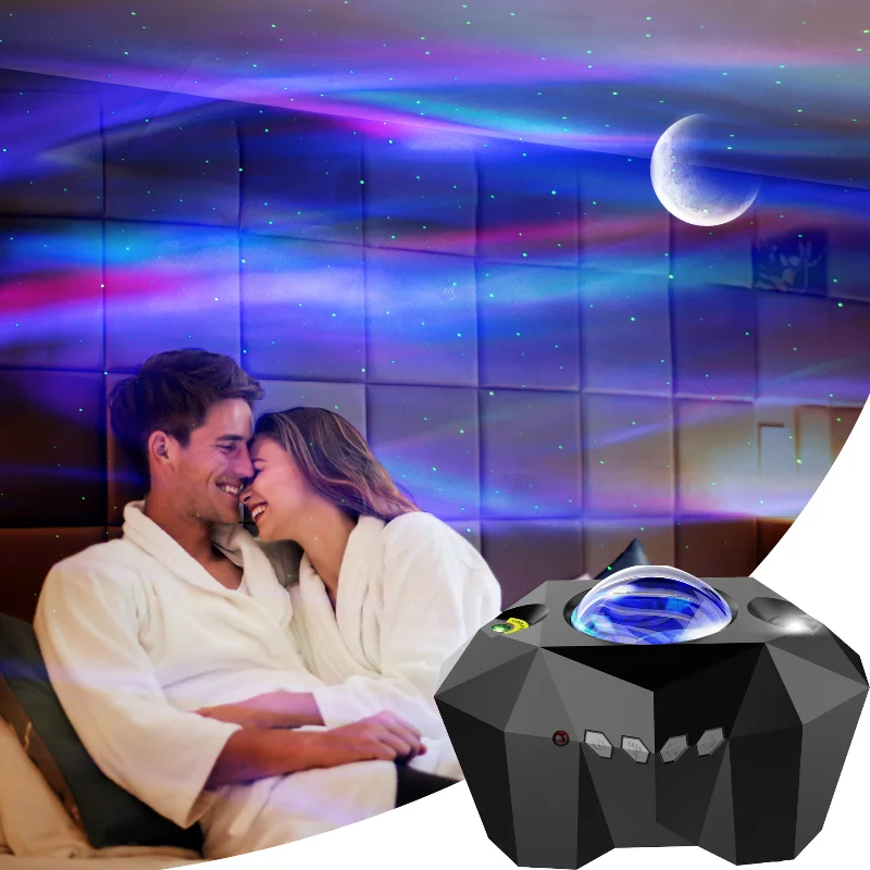 USB Dream Northern Lights Projection Starry Sky Water Pattern Light Laser Light Starry Bluetooth Music Atmosphere Night Light