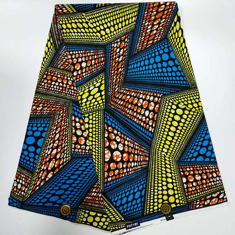 

Promotion african veritable ankara real wax print fabric african printed fabric 100% cotton Nigeria ankara by 6 yards/lots PR039