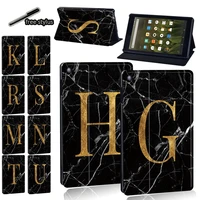 tablet case for fire 7 5th7th9thhd 86th7th8th genhd 105th7th9th gen pu leather blackmarble series protective cover