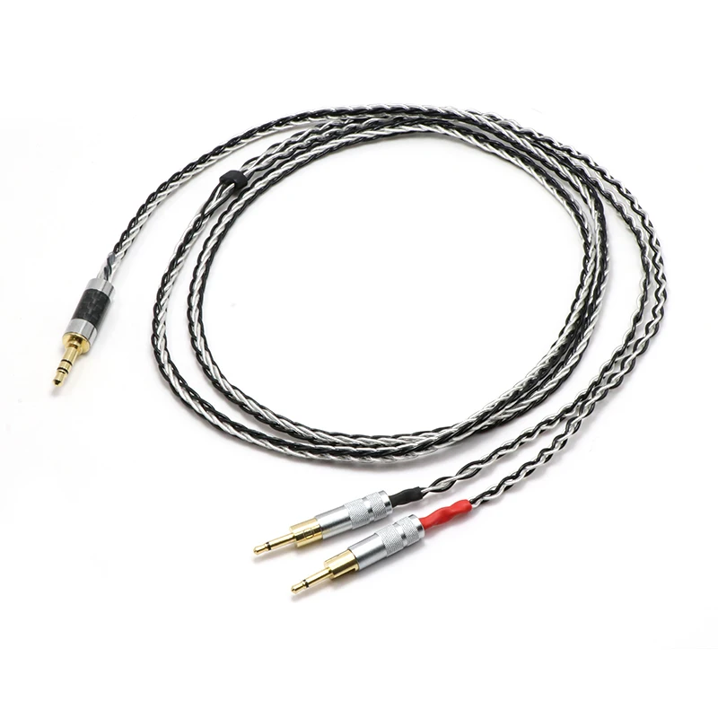 

2.5/3.5/4.4mm Balanced 8core Silver Plated Headphone Upgrade Cable for HD700 HD 700 M1060 M1060c Earphone