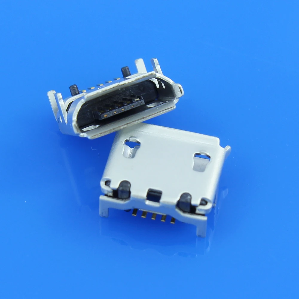 JCD 1 шт. 4 фута DIP 5P SMD микро USB разъем V8 порт зарядки гнездо Micro большой гудок 7 2