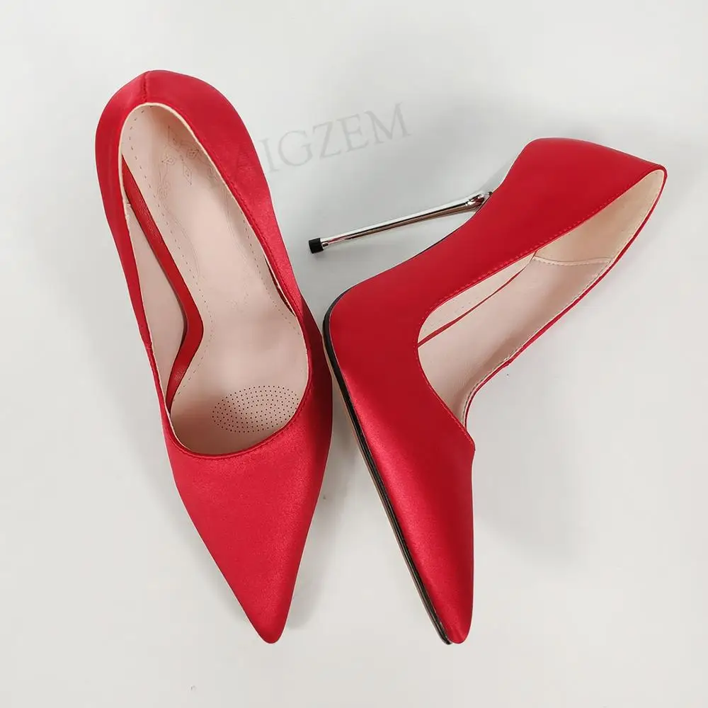 

DOBANER/женские туфли-лодочки; Свадебные туфли на высоком каблуке без шнуровки; Женские офисные туфли на металлической шпильке; Большие размер...