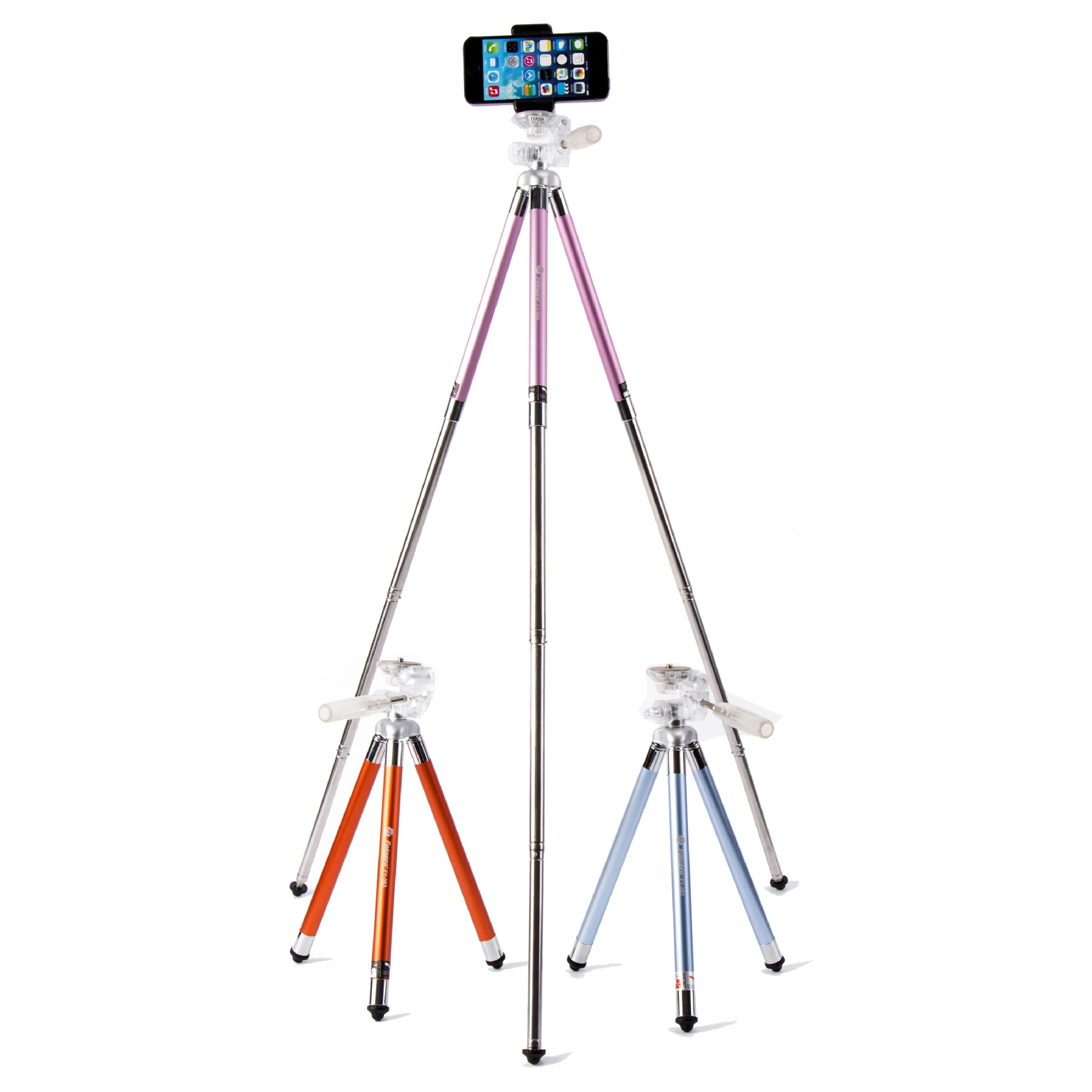 Красочные профессиональные Tirpod для телефона камеры модный алюминиевый складной