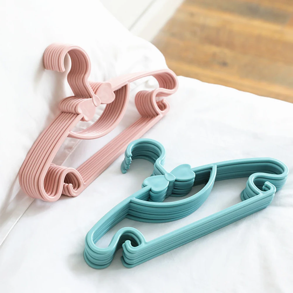 

30pcs Nursery Skirt Dress Kids Clothes Hanger Baby Cute PP Pants With Bowknot Ultra Thin Mini Home Space Saving Non Slip
