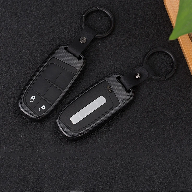 Чехол для ключей автомобиля из цинкового сплава Jeep Grand Cherokee Chrysler 300C Renegade Fiat Freemont