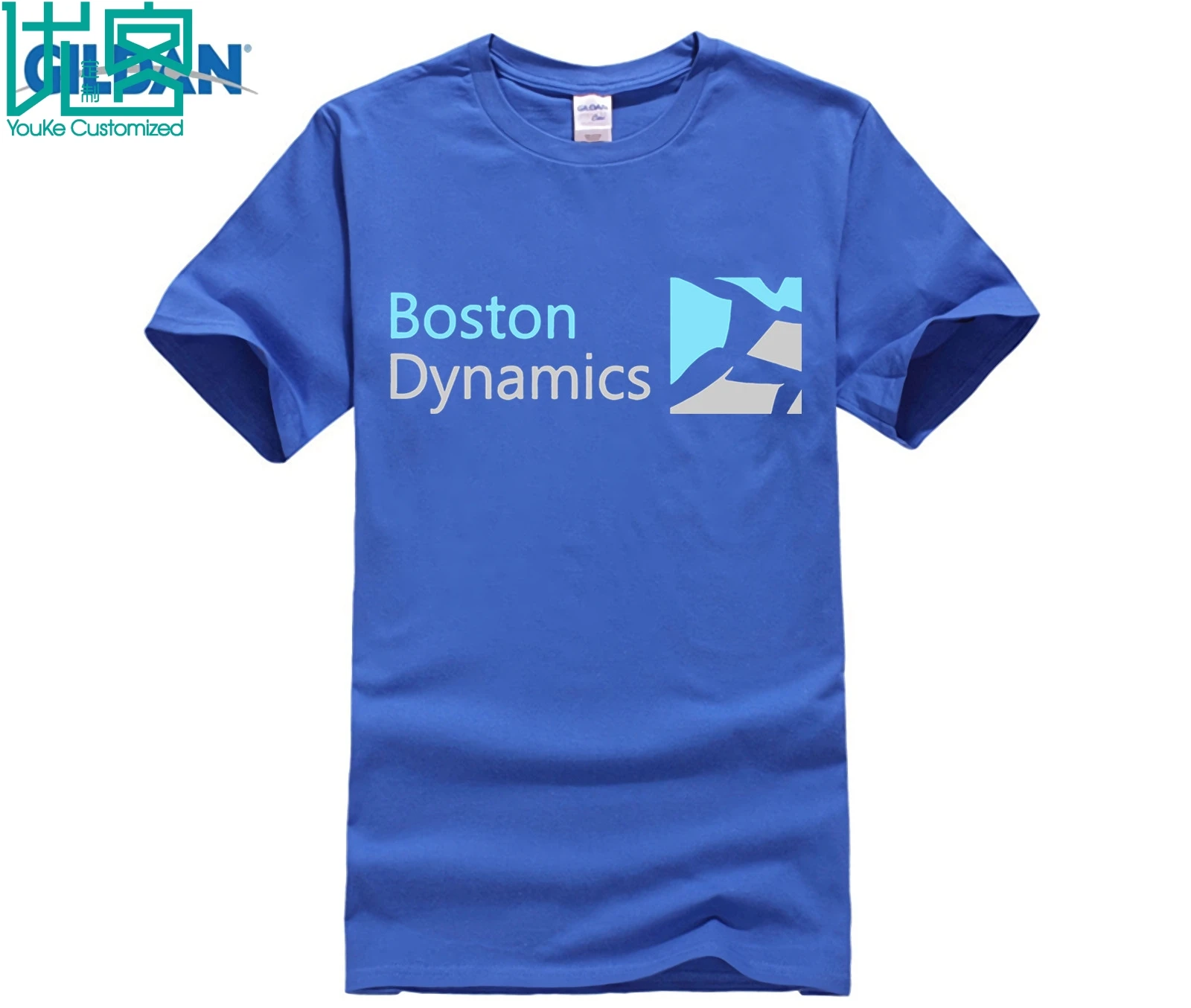 Мужская футболка с коротким рукавом хит продаж Boston Dynamic мужские футболки мода 2017