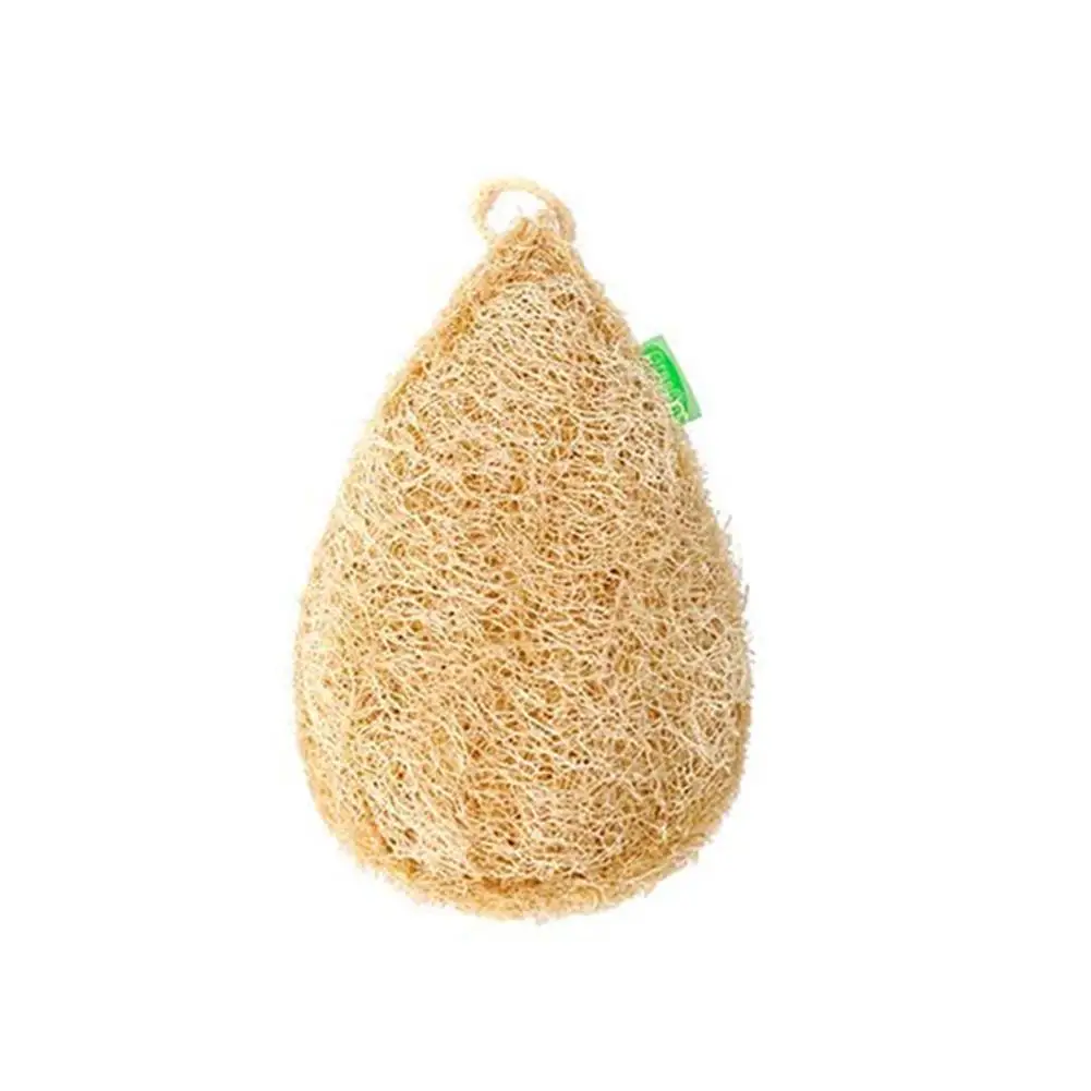 

Hot Sell Loofah Scrubber Organic Fruit Vegetable Scrubber Sponge Reusable Non Scratch Scouring Pads Dish Wash Scrub
