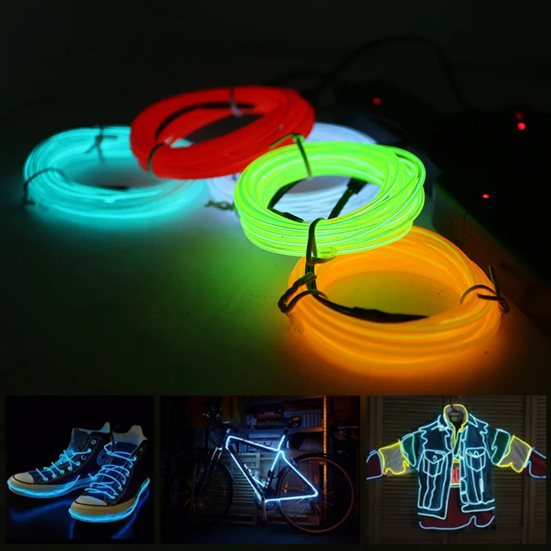 Светодиодная лента разноцветная гибкая RGB 3 в | Лампы и освещение