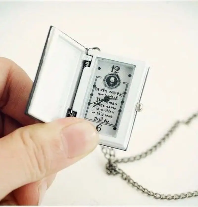 Карманные часы с аниме Death Note фигурка героя игрушки винтажные ожерелье