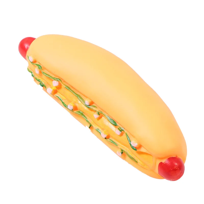 

Dog toys, sound toys, healthy, bite-resistant, wear-resistant, big hot dogs, molars, large and small dogs, pet supplies, burgers