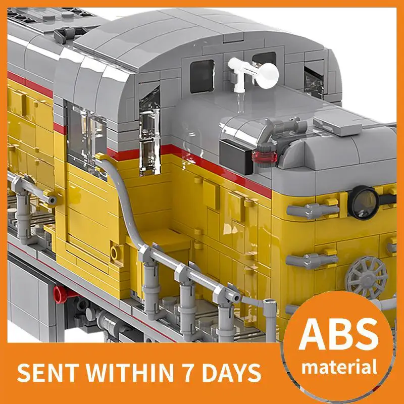 

Movie Union Pacific Alco Rs-2 Simulation Train Truck Model Building Blocks Canopy Can Be Opened Train Constructor Kid's Toys