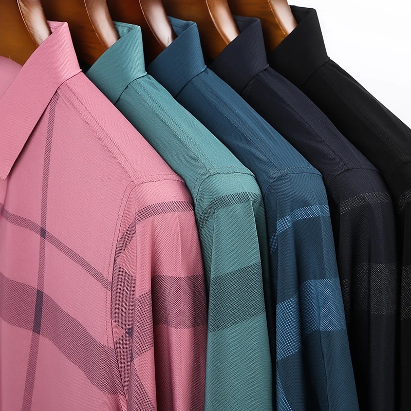 JOHMUVVE  5 Colour  NEW Fashion Polo Shirt Men Cotton Lapel Collar T-shirt Formal Office Casual Business Short Sleeve T-shirt