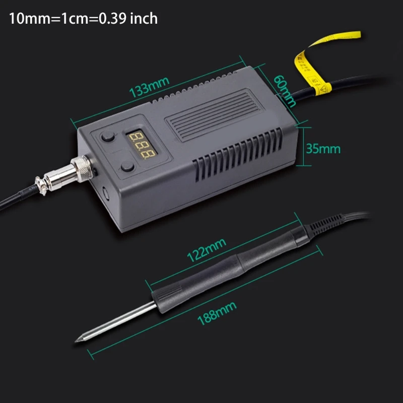 

T3EA High Power Electric Iron Soldering Kit 8 Seconds to Melt Tin Rapidly Home Repairs Jewelry Metal Headdress LED Display