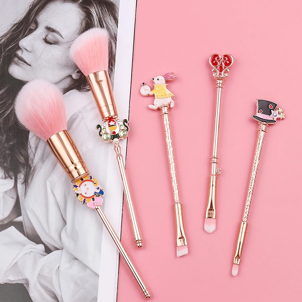 Набор кистей для макияжа Алиса в стране чудес|Аппликатор теней век| |