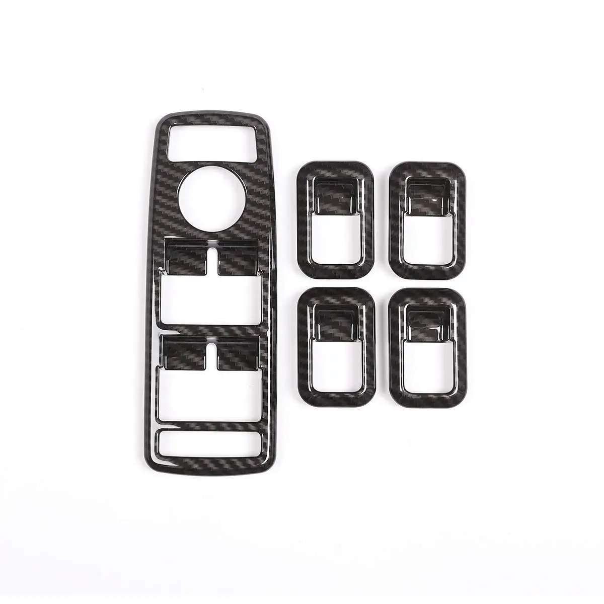 Стильная крышка кнопки переключателя стеклоподъемника из АБС-углеволокна для